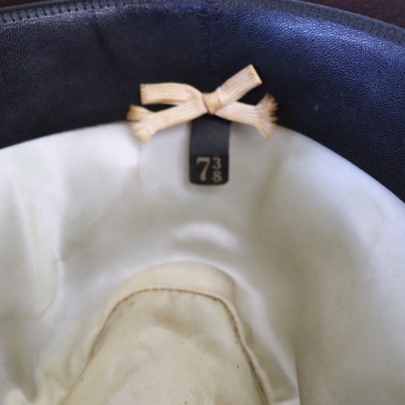 Vintage Stetson 3X Beaver Fedora Quality Fur Felt Hat Size 7 3/8” - Picture 9 of 10